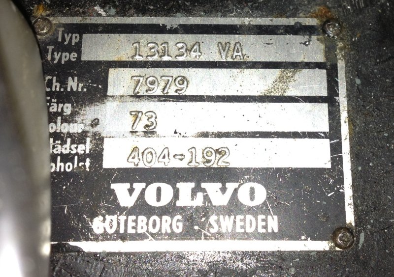 Volvo Amazon 1962